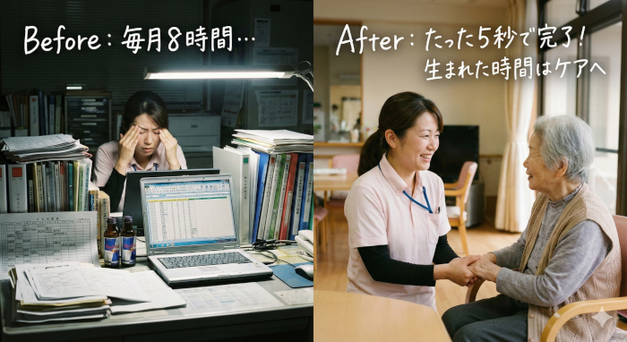 プレイス・リーブルの福祉DX、「毎月8時間のシフト作成」が「たった5秒」に完結